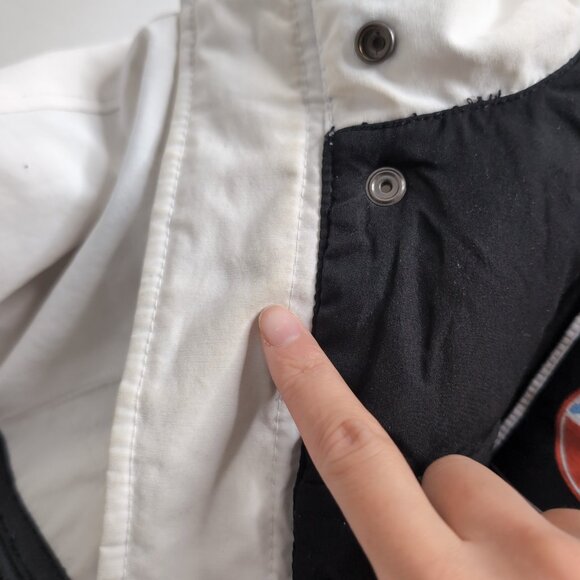 Pajar Men's White Winter Jacket 80% Down Insulated Warm Zip Pockets, Small - Picture 10 of 13